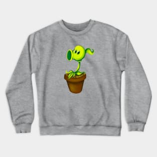 plants vs zombies: peashooter Crewneck Sweatshirt